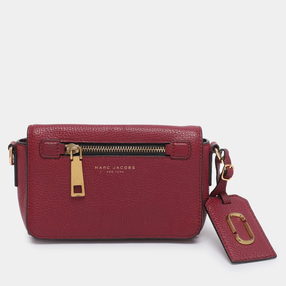 Marc Jacobs Gotham City Wallet on Chain Burgundy Small New With Tags
